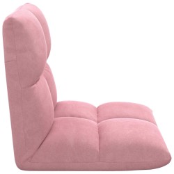 Fauteuil de sol ajustable Rose Velours 583875583875