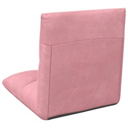 Fauteuil de sol ajustable Rose Velours 583875583875