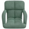 Fauteuil de sol ajustable Vert Mer Velours 583877583877