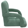 Fauteuil de sol ajustable Vert Mer Velours 583877583877