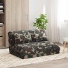 Fauteuil de sol ajustable Vert armée Tissu 583878583878