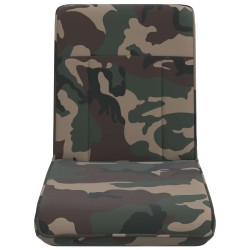 Fauteuil de sol ajustable Vert armée Tissu 583879583879