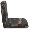Fauteuil de sol ajustable Vert armée Tissu 583879583879
