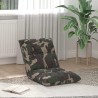 Fauteuil de sol ajustable Vert armée Tissu 583880583880