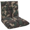 Fauteuil de sol ajustable Vert armée Tissu 583880583880