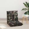 Fauteuil de sol ajustable Vert armée Tissu 583880583880