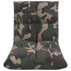 Fauteuil de sol ajustable Vert armée Tissu 583880583880