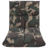 Fauteuil de sol ajustable Vert armée Tissu 583880583880