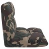 Fauteuil de sol ajustable Vert armée Tissu 583880583880