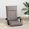 Fauteuil de sol ajustable Taupe Tissu 583881583881