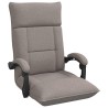 Fauteuil de sol ajustable Taupe Tissu 583881583881