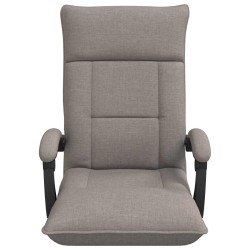 Fauteuil de sol ajustable Taupe Tissu 583881583881