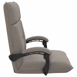 Fauteuil de sol ajustable Taupe Tissu 583881583881