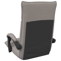 Fauteuil de sol ajustable Taupe Tissu 583881583881