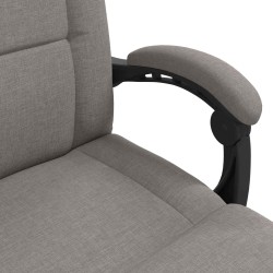 Fauteuil de sol ajustable Taupe Tissu 583881583881