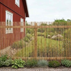 Clôture de jardin Carbonisé 500 x 100 cm Roseau 583882583882