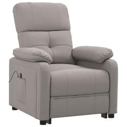 Fauteuil inclinable électrique Taupe Tissu 583883583883