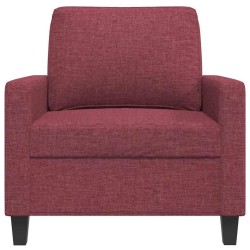 Fauteuil Rouge bordeaux 60 cm Tissu 583884583884