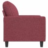 Fauteuil Rouge bordeaux 60 cm Tissu 583884583884