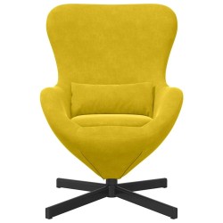 Fauteuil œuf Jaune 63 x 73 x 90 cm Velours 583885583885