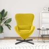 Fauteuil œuf Jaune 63 x 73 x 90 cm Velours 583885583885