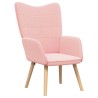 fauteuil Rose 62 x 67 x 95,5 cm Tissu Sherpa 583886583886