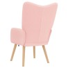fauteuil Rose 62 x 67 x 95,5 cm Tissu Sherpa 583886583886