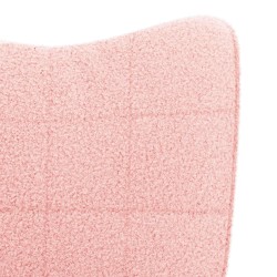 fauteuil Rose 62 x 67 x 95,5 cm Tissu Sherpa 583886583886