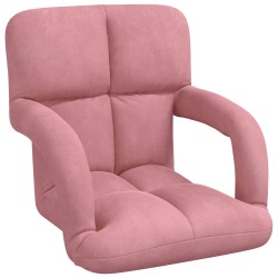 Fauteuil de sol ajustable Rose Velours 583887583887