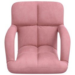 Fauteuil de sol ajustable Rose Velours 583887583887