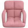 Fauteuil de sol ajustable Rose Velours 583887583887