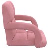 Fauteuil de sol ajustable Rose Velours 583887583887