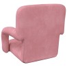 Fauteuil de sol ajustable Rose Velours 583887583887