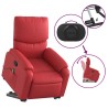 Fauteuil inclinable de massage Rouge Similicuir 583892583892
