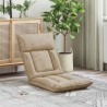 Fauteuil de sol ajustable Gris clair Tissu 583897583897