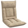 Fauteuil de sol ajustable Gris clair Tissu 583897583897