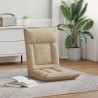Fauteuil de sol ajustable Gris clair Tissu 583897583897