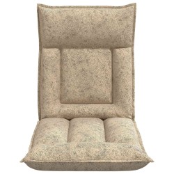 Fauteuil de sol ajustable Gris clair Tissu 583897583897