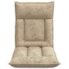 Fauteuil de sol ajustable Gris clair Tissu 583897583897