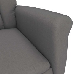 fauteuil Gris foncé Microfibre 583899583899