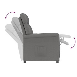 fauteuil Gris foncé Microfibre 583899583899