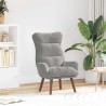 fauteuil Gris clair 69 x 74 x 93 cm Velours 583900583900