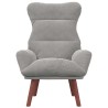 fauteuil Gris clair 69 x 74 x 93 cm Velours 583900583900