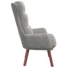 fauteuil Gris clair 69 x 74 x 93 cm Velours 583900583900