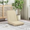 Fauteuil de sol ajustable Crème Tissu 583901583901