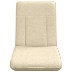 Fauteuil de sol ajustable Crème Tissu 583901583901