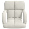 Fauteuil de sol ajustable Crème Velours 583902583902