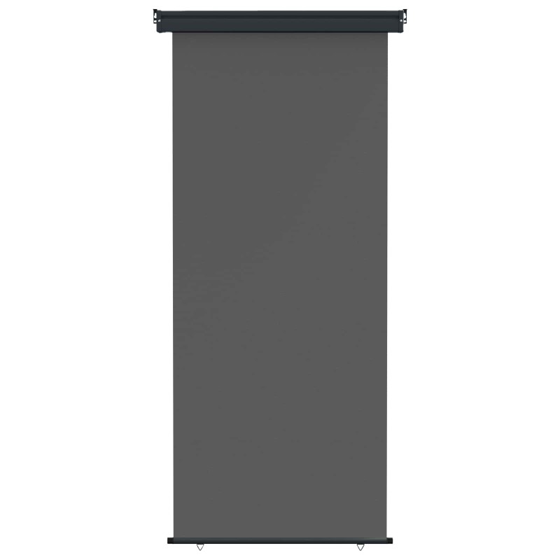 Store latéral de balcon 100 x 250 cm 100% polyester fer acier 583908583908