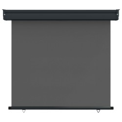Store latéral de balcon 100 x 250 cm 100% polyester fer acier 583908583908