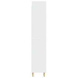 Ensemble de Meubles 2 pcs Blanc brillant 66 x 34,5 x 90 cm 583944583944